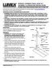 View Assembly & Operating Instructions - Composite Overbed Table, Non-Tilt pdf