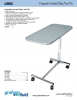 View Product Sheet - Composite Overbed Table, Non-Tilt pdf