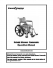 View Operation Manual - Rehab Shower Commodes - Manufactured 2020 and prior. pdf