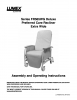 View Assembly and Operating Instructions - Deluxe Preferred Care® Recliner Series-Wide pdf