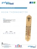 View Product Sheet - Room Thermometer pdf